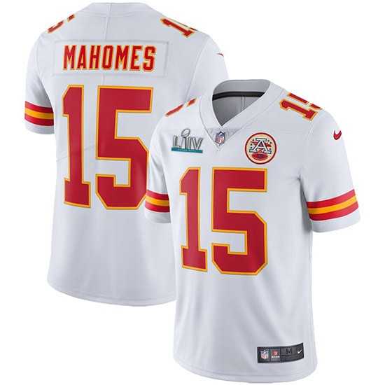 Youth Nike Chiefs 15 Patrick Mahomes White 2020 Super Bowl LIV Vapor Untouchable Limited Jersey,We sell and wholesale Youth Nike Chiefs 15 Patrick Mahomes White 2020 Super Bowl LIV Vapor Untouchable Limited Jersey on line form chian!